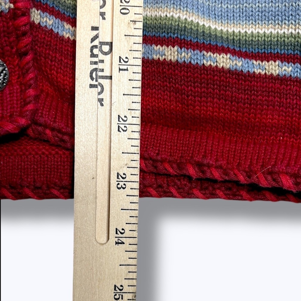 Talbots Women's Vintage Cardigan Sweater Size S Cotton Button Front Pockets - Picture 5 of 7